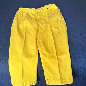 Bright Yellow Pants